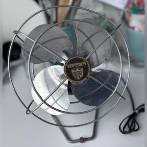 Vintage Torcan Metal Desk Fan